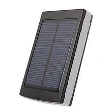 Load image into Gallery viewer, Portable Solar Panel Dual USB External Mobile Battery Power Bank Pack Charger for iPhone HTC