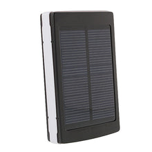 Load image into Gallery viewer, Portable Solar Panel Dual USB External Mobile Battery Power Bank Pack Charger for iPhone HTC